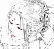 古风人物铅笔画教程